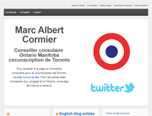 Tablet Screenshot of marccormier.org